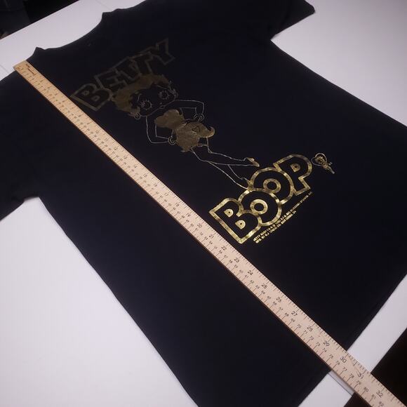 90s Vntg Betty Boop Metallic Mens Tee - Picture 6 of 6